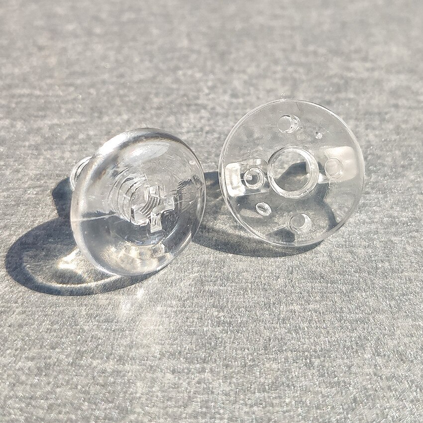 Plastic Binding Fastener PC Screws Rivets Nut Corrugated Binder Post Lock Button Studs Hand Twisted Transparent 400sets