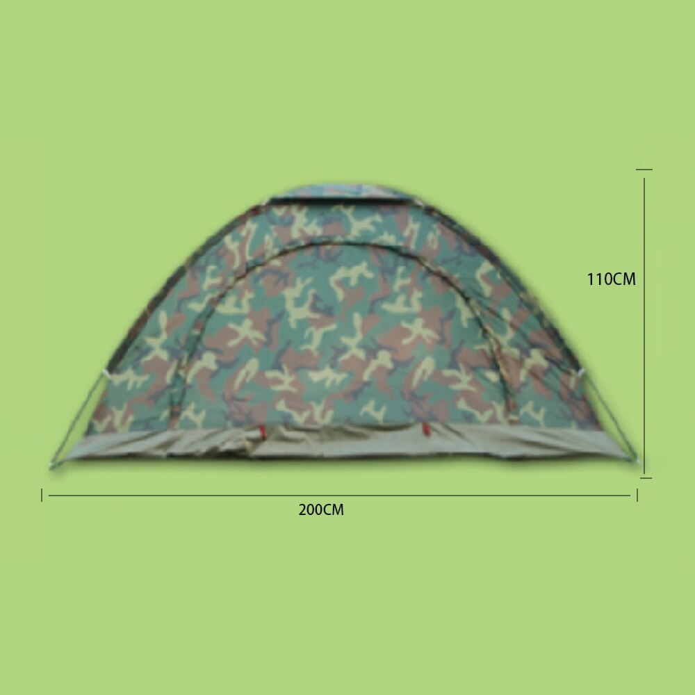 2 Person Tent Double Camping Camouflage Tent Beach Leisure Tent Outdoor Family Portable Llightweight Quick Open Waterproof Tent