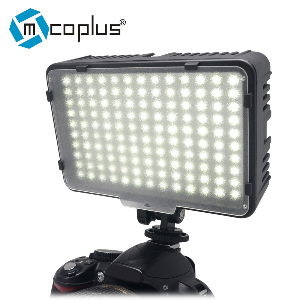 Mcoplus 130 LED-videoleuchte Fotografie Lampe für Kanon Nikon Sony Pentax Panasonic Samsung Olymp DV Kamera Camcorder VS CN-126