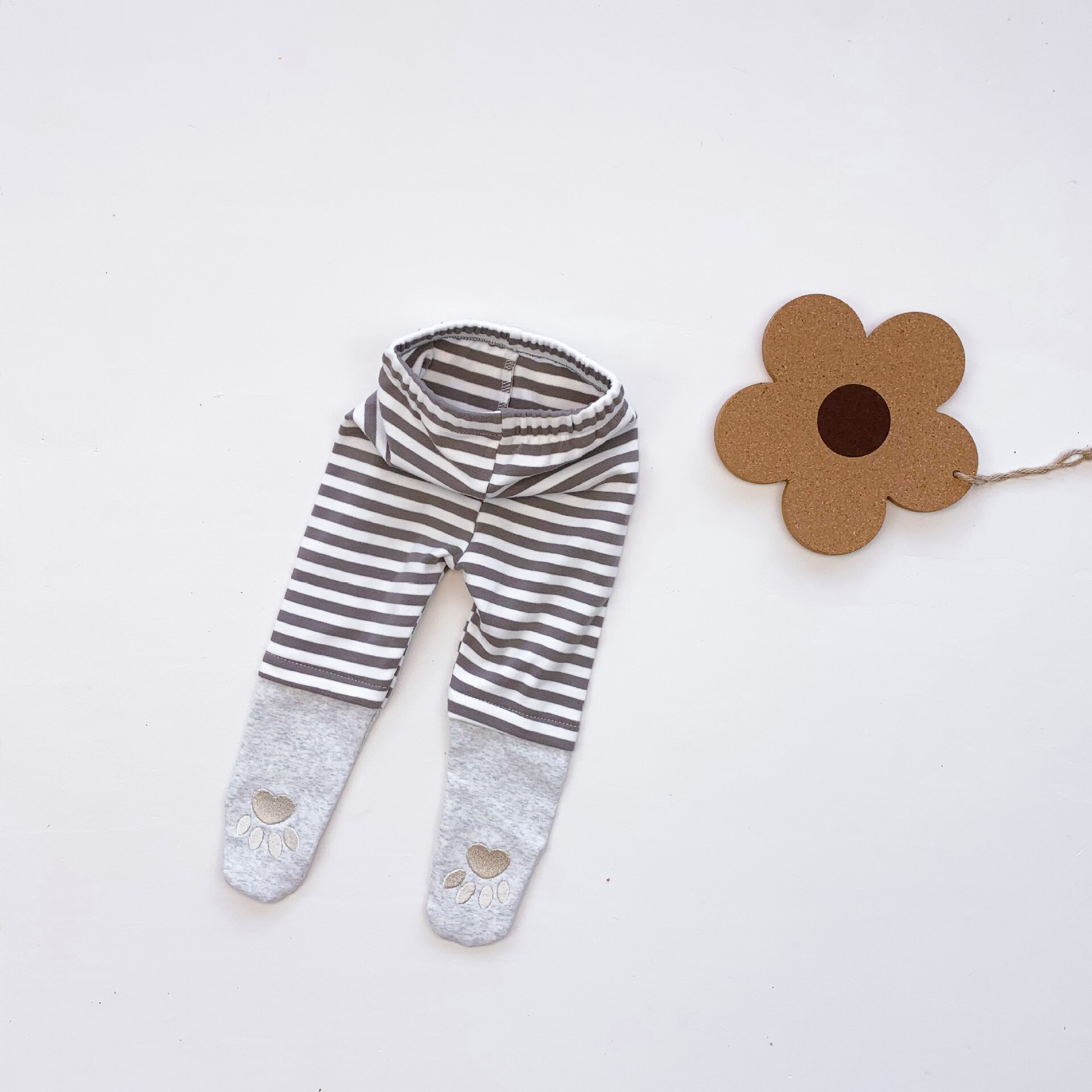 Baby Boy Pantyhose Girls Tight Cartoon Paw Printing Baby Tights For Girls Cotton Floor Stockings For Toddlers: k80074apricot / 12M