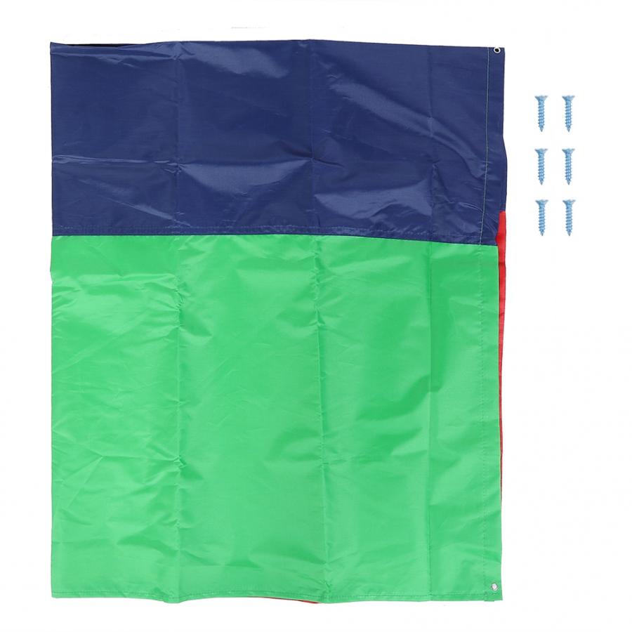 Toldo para exteriores de tela Oxford 210D, 132x226cm, cubierta de techo, columpio, accesorios de jardín: Azul
