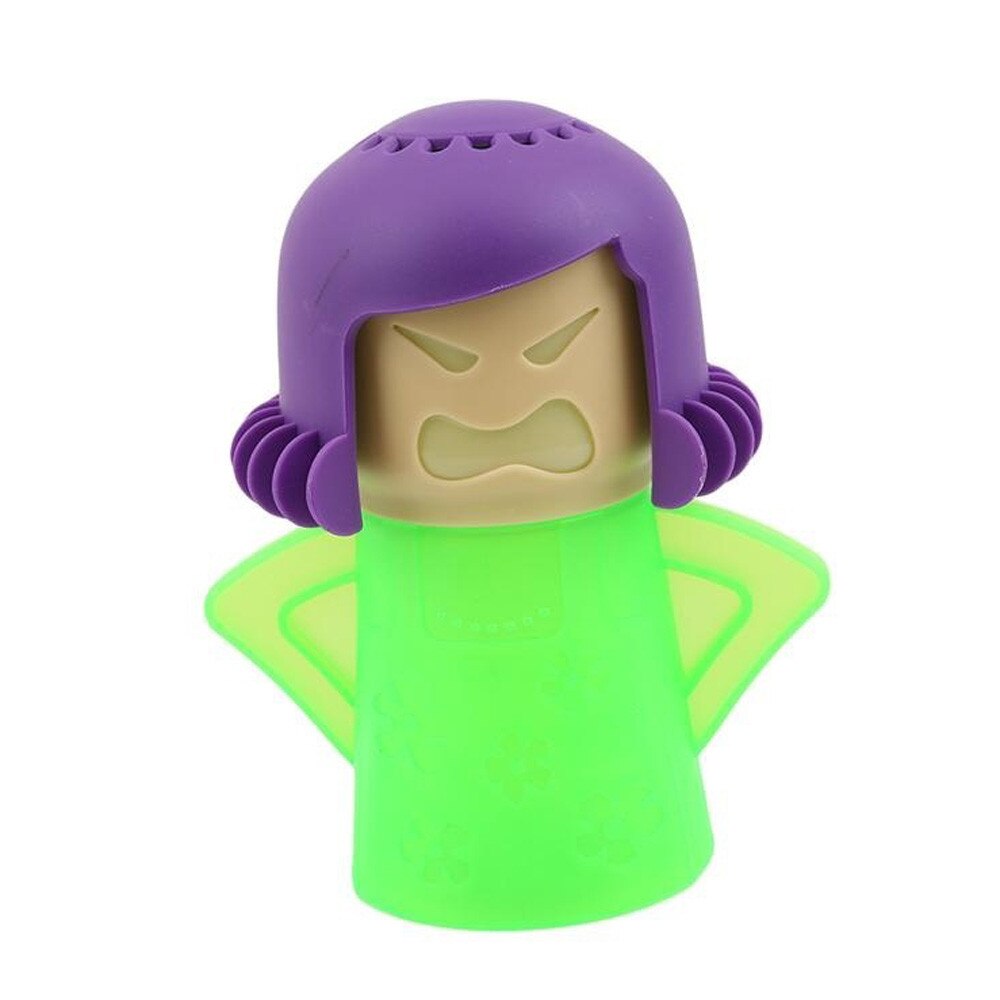Kitchen Mama Angry Microwave Cleaner Easily Clean Microwave Oven Steam Cleaner Kitchen Refrigerator Cleaning: Green