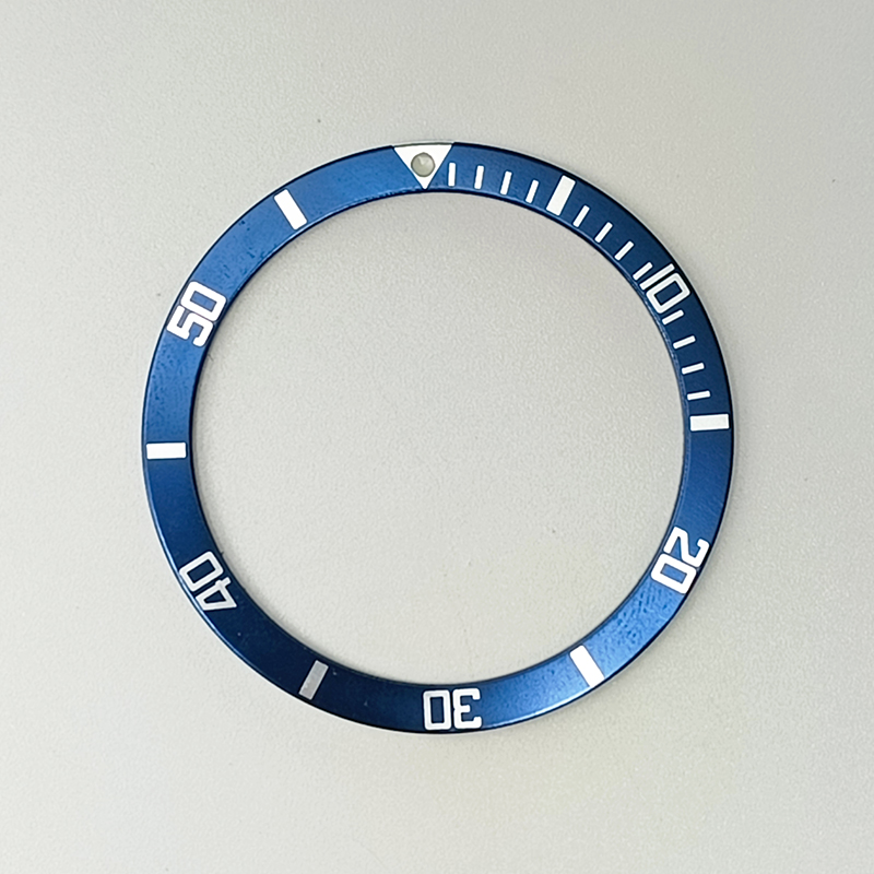 38mm Aluminum Watch Bezel Insert Fits SKX007 SKX009 SRPD Watch Case NH36 NH35 Movement Men's Watch Modifed Upgrade Parts: Blue
