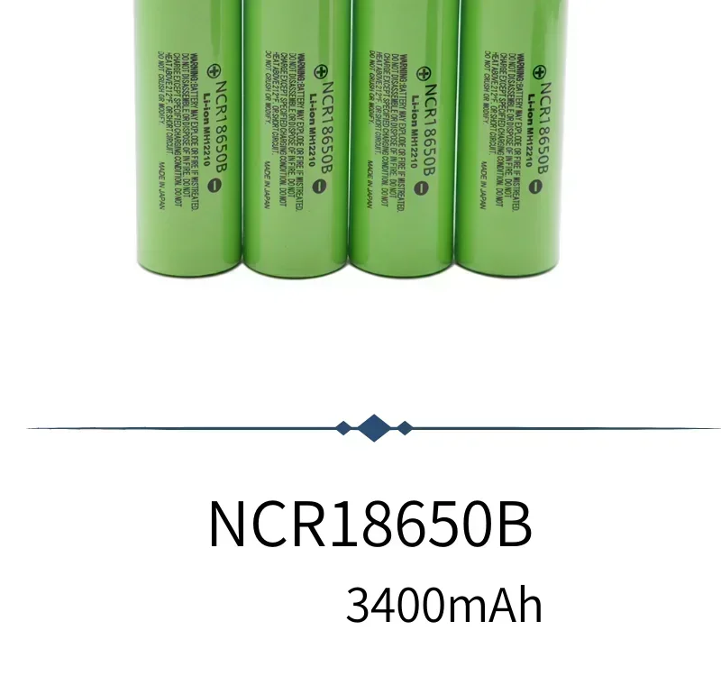 2025 18650 3400mAh 3,7 V batería recargable de iones de litio para linternas LED cámaras digitales juguetes de alta capacidad de larga duración