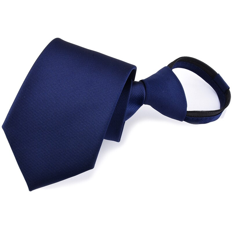 Corbatas con cremallera 8cm corbata Formal clásica de negocios para hombre corbata de boda 8cm Corbata a rayas vestido con camisa de Accesorios: Y8102CX