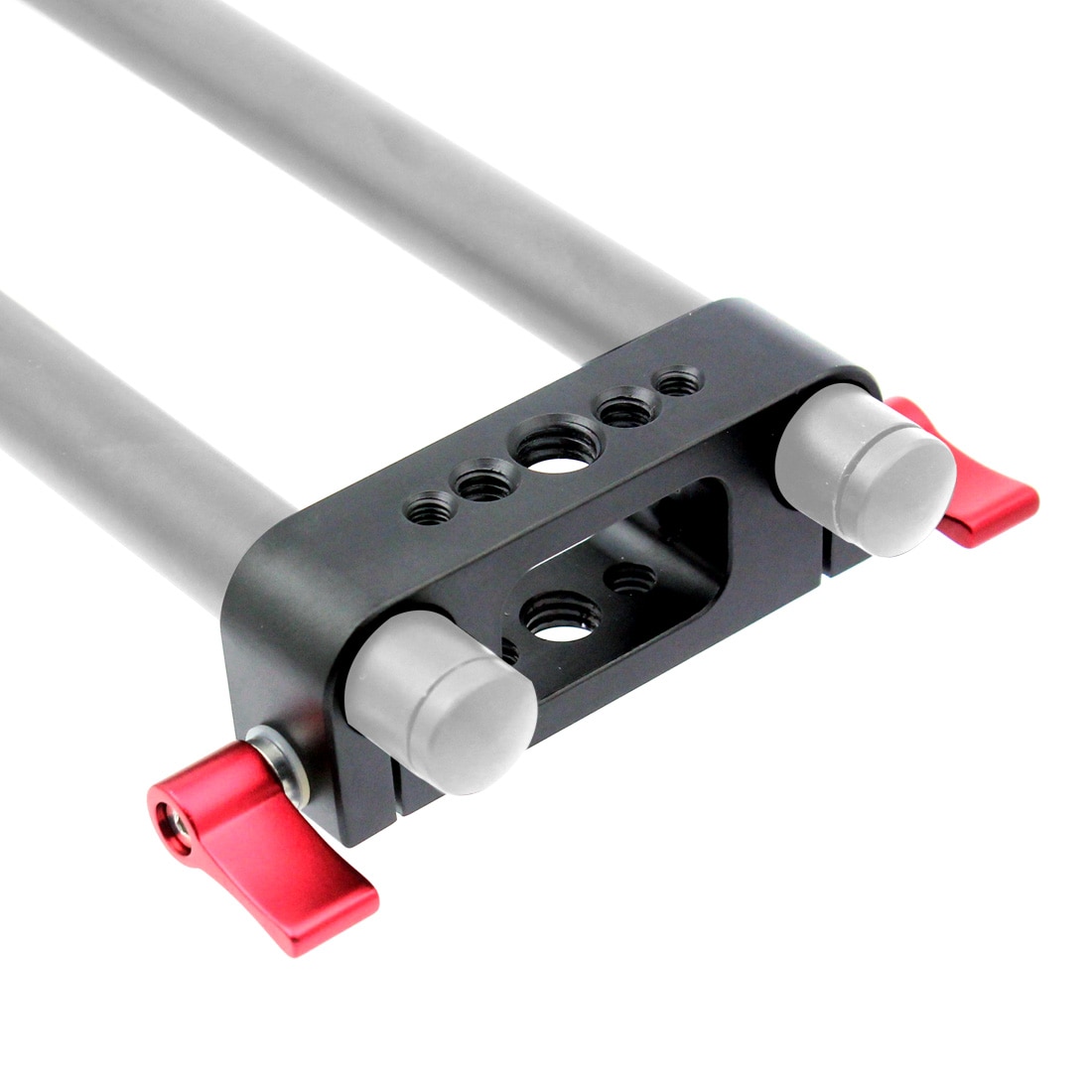 BGNING SLR Camera 15mm Rod Rig Rails Clamp 1/4" 3/8" Thread Telephoto Lens Holder Support Photography Follow Focus System