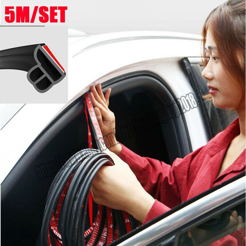 5M noir L forme voiture porte capot coffre garniture bord moulage caoutchouc coupe-froid pour voiture
