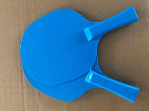 Online berømthed ping pong ping pong træning enhed børn elasticitet fleksibelt skaft ping pong ping pong øve anordning: Ketcher blå dobbelt 