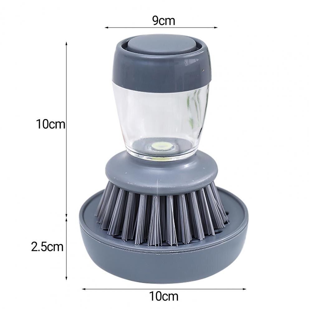 Outil de lavage de la vaisselle, brosse de nettoyage des casseroles, rechargeable, anti-rayures, Type debout, distribution de savon de cuisine, brosse à récurer pour les outils de cuisine