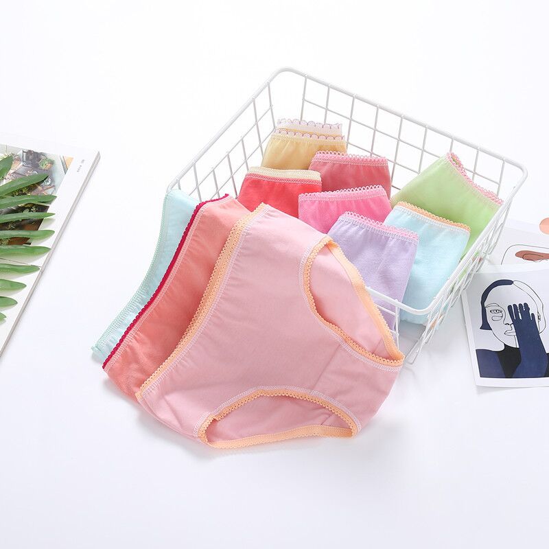 6 Stks/partij Meisje Slips Kinderen Ondergoed Kinderen Slipje Onderbroek Pak 2-12 Jaar