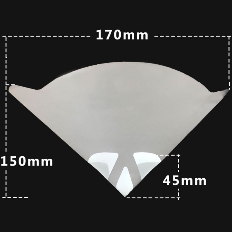 10 Pcs Verf Filter Papier Zuiverende Uitpersen Cup Trechter Wegwerp Papier 100 Mesh Verf Filte Mesh Conische Nylon Micron Papier