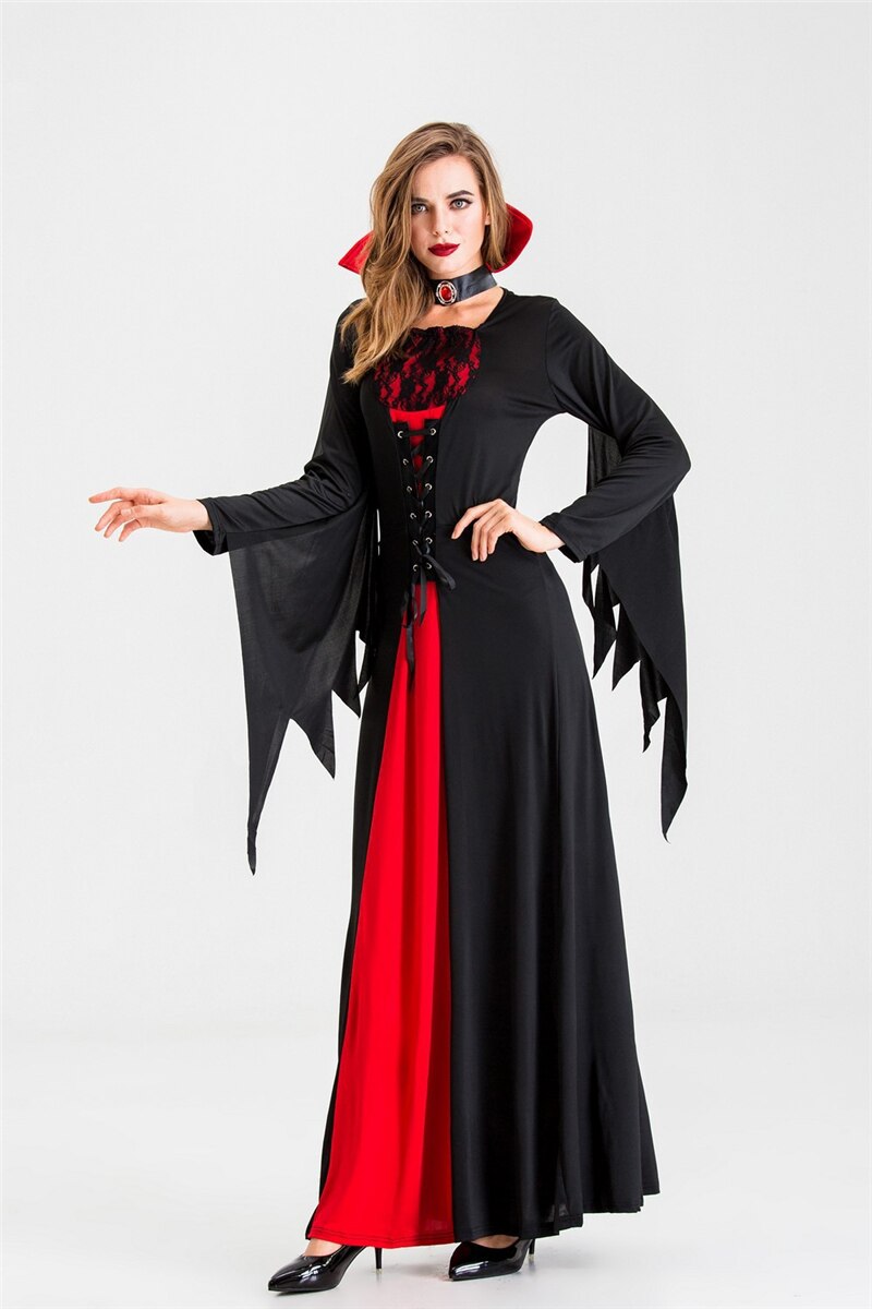 Halloween Cosplay Kleding Vampier Kostuum Stadium Pak Festival Volwassen Cos Kleding Pak Christmas Party