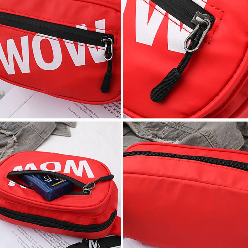 Waterproof Child Waist Bag Boy Chest Bag Trend Belt Bags High Capacity Kidney Funny Bags Unisex Banana Bags Teens Crossbody Pack