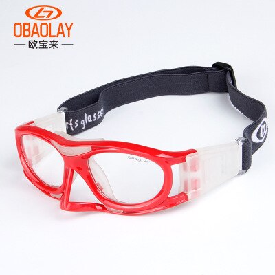 Sportsbriller bjergbestigning vandreture campingbriller tennis basketball fodboldbriller multifunktionelle holdbare sportsbriller: Rød