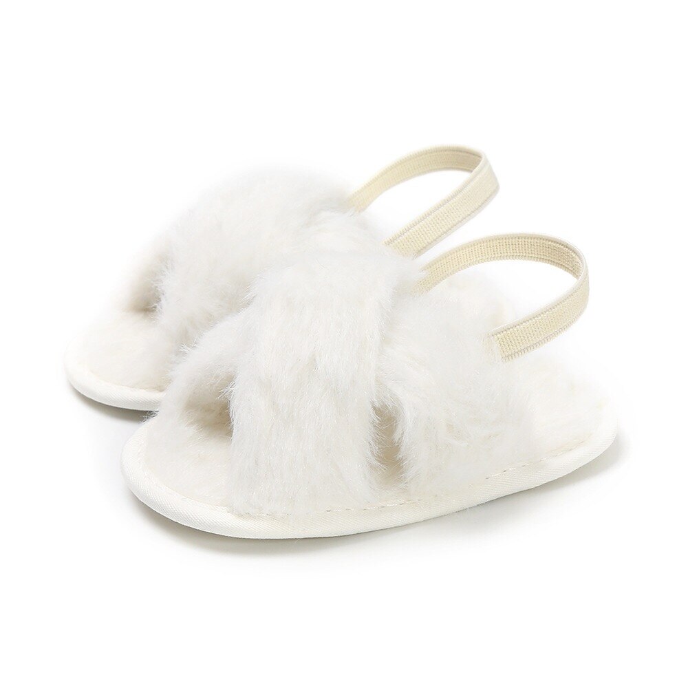 Été doux bébé fille pantoufle princesse sandales respirant bébé chaussures sandales élastiques simples bébé chaussures: A1-W / 7-12 mois