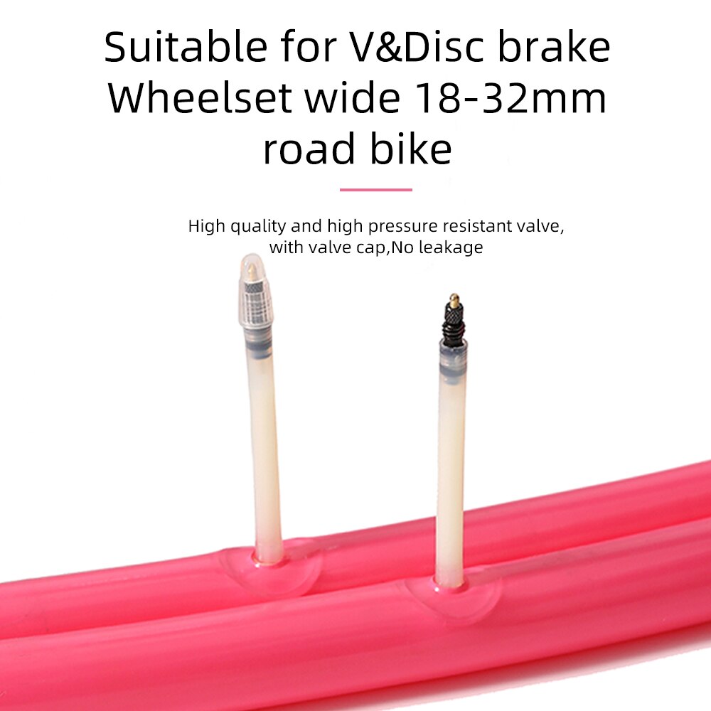 RideNow Ultralight Bike Inner Tube 700 X18 32 Road MTB Bicycle TPU Material Tire 65mm Length French Valve Super Light