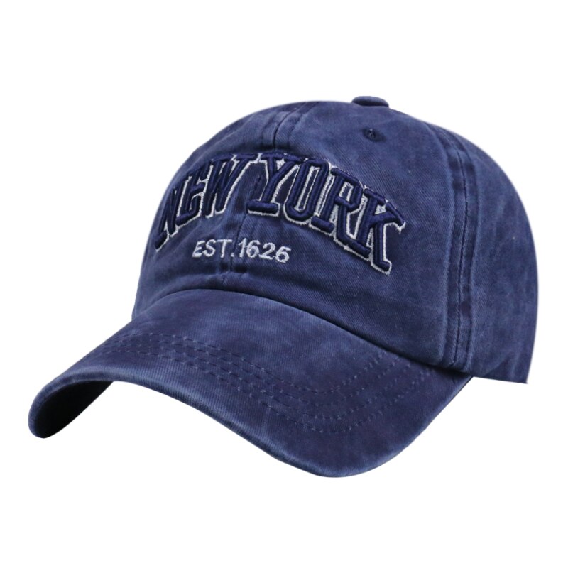 FOXMOTHER-Gorra vaquera negra de algodón con letras bordadas para hombre y mujer, sombrero deportivo con letras bordadas de YORK, utdoor, unisex