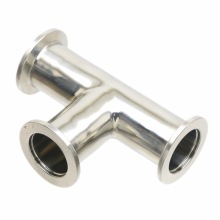 ISO-KF25 NW-25 Tee 3-way T type Adapter All Ends KF-25 Flange Vacuum Fitting Pipe Tube SS304 Stainless Steel 304