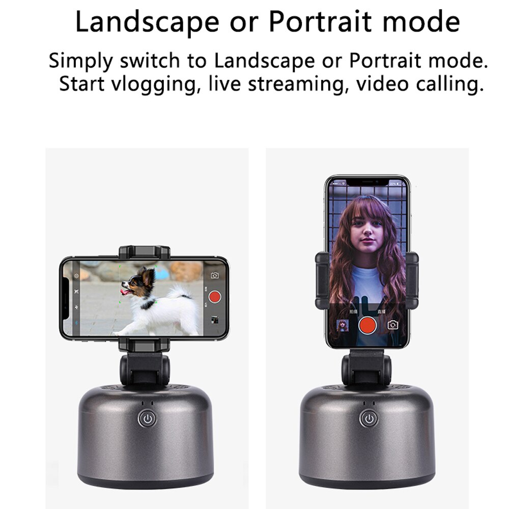Apai genius II Smartphone Selfie Shooting Gimbal 360 ° viso e oggetto Follow Up Selfie Stick per foto Vlog registrazione Video Live