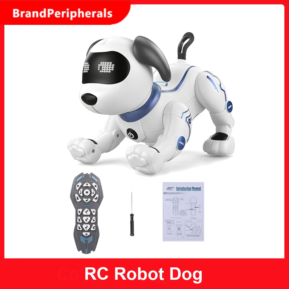 Le Neng Speelgoed K16A Elektronische Dier Huisdieren Rc Robot Hond Voice Afstandsbediening Speelgoed Muziek Lied Speelgoed Voor Kinderen Rc speelgoed