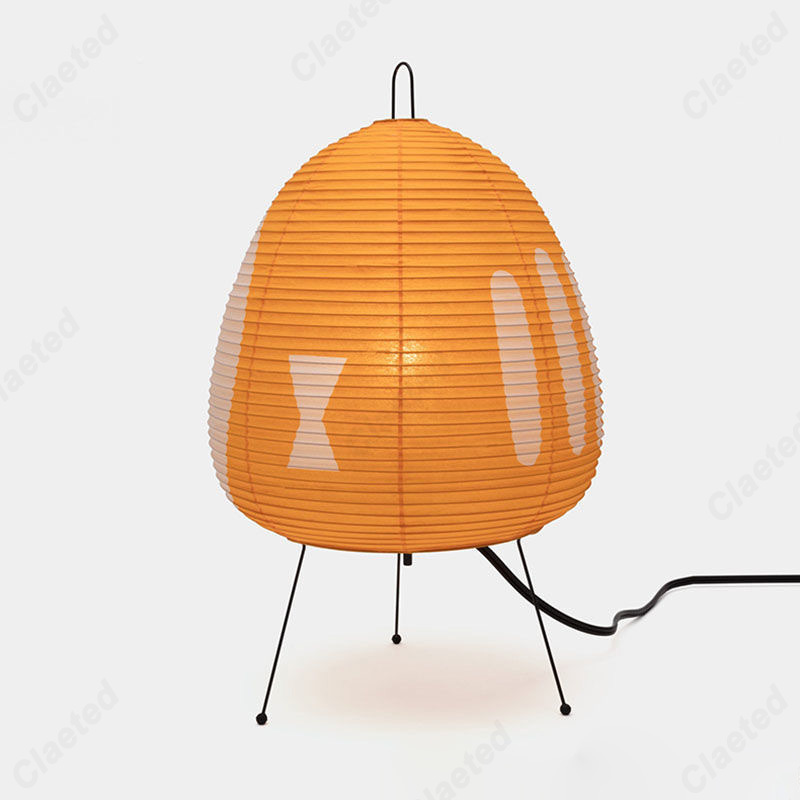 Og minimalistisk led-rispapirbordlampe retro boligindretning stue soveværelse spisestue atmosfære dekorativ belysning: Lilla / 16-20w