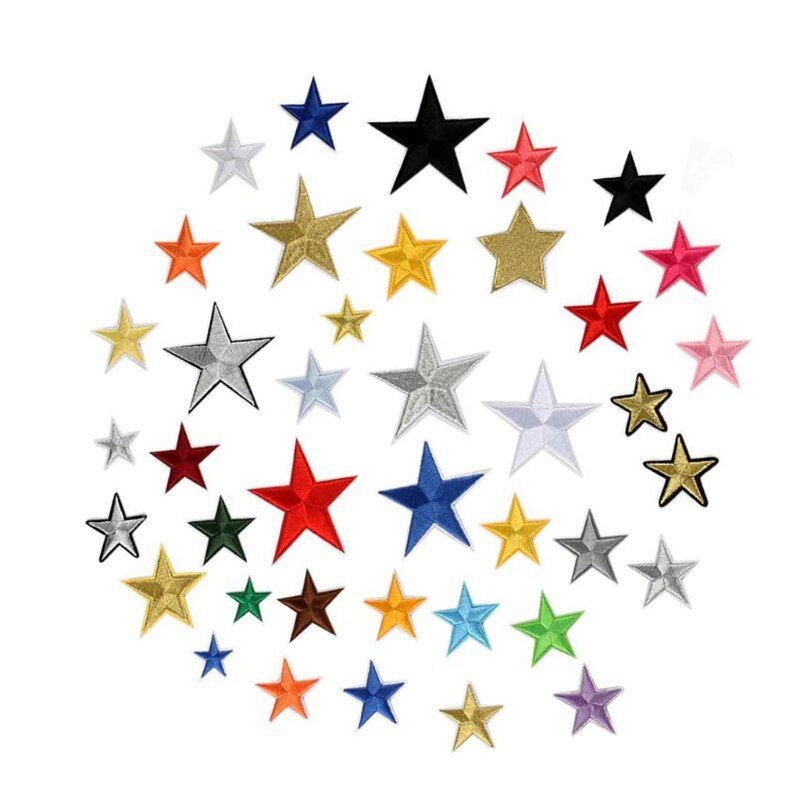 Lot De 5 Patchs à Paillettes Brodés - Motif Couronne Doré - Pour Couture Sur Vêtements, Casquettes, Sacs