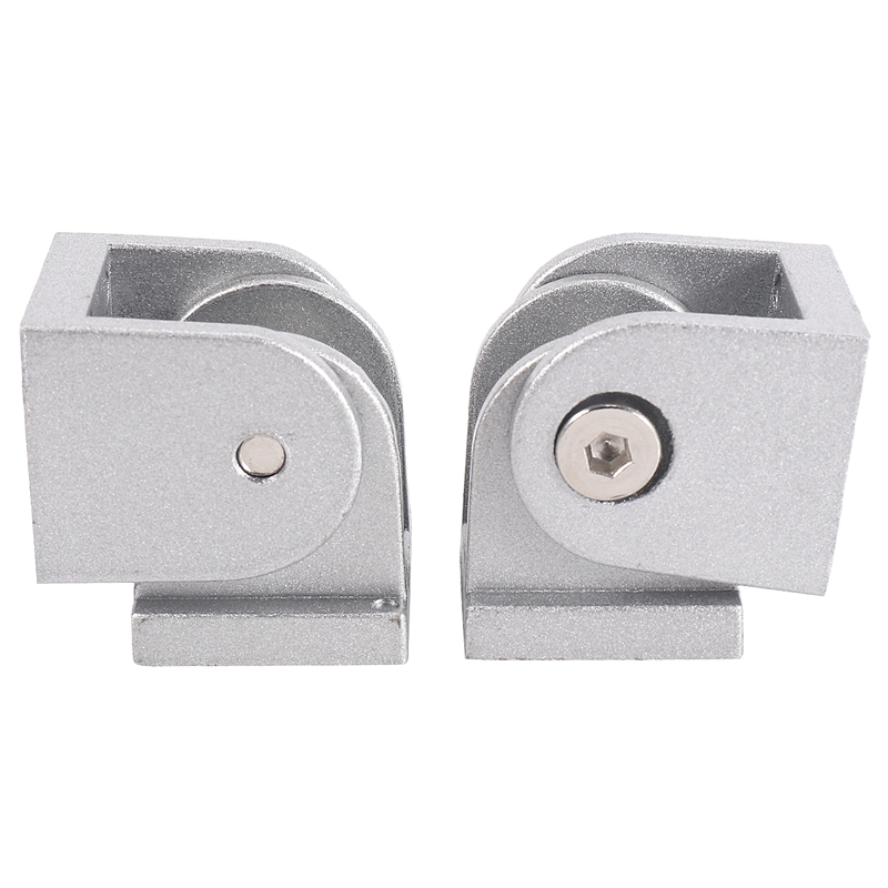 2Pcs Aluminum Alloy Pivot Joint For Aluminum Extrusion Profile Series Flexible Pivot Joint 3030 Aluminum Profile: Default Title
