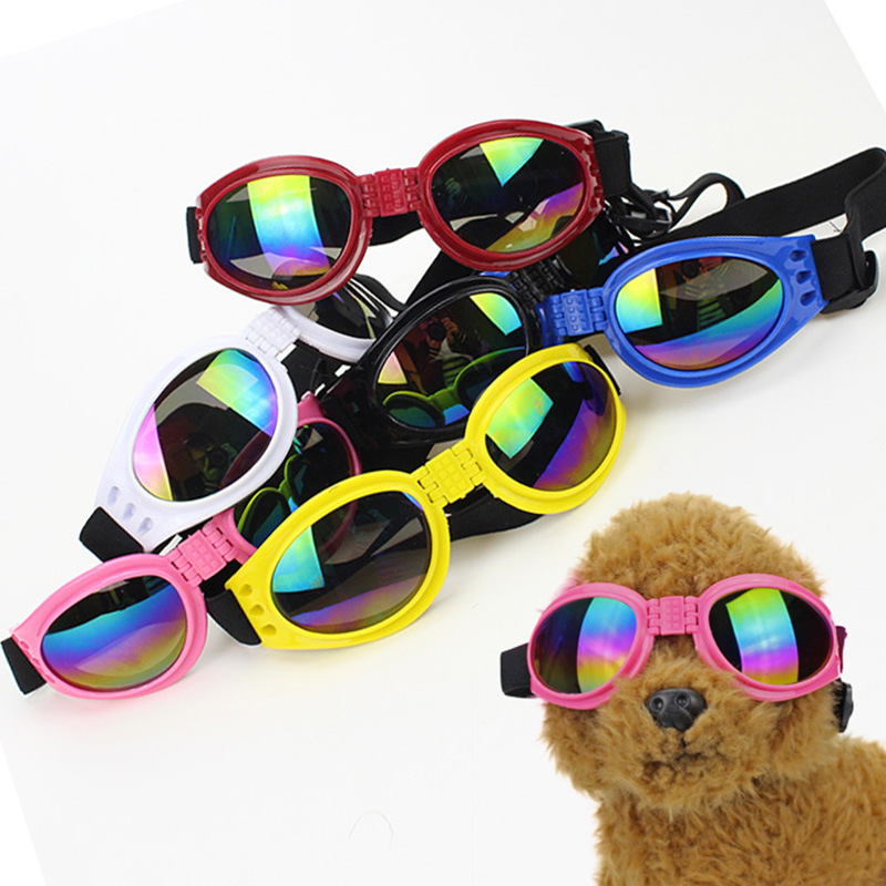 Huisdier glazen multicolor kat hond zonnebril creatieve trend zonnebril opvouwbare hond glazen goggles dierbenodigdheden