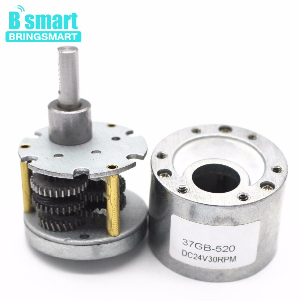 37gb motor reduktionsgear til gearmotor dc d aksel diameter 5.5mm,  rund aksel diameter 6mm,  aksel længde 12mm