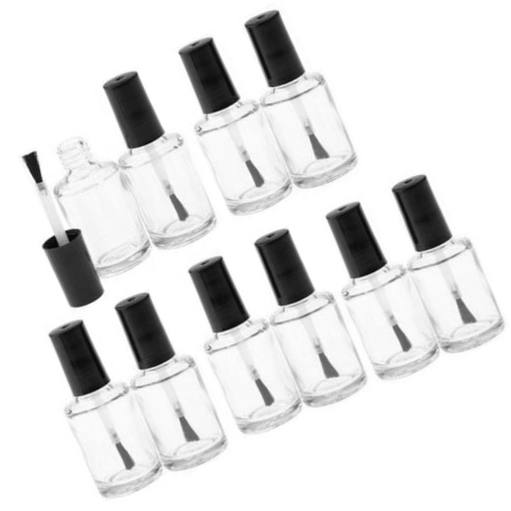 10 Pcs 15 Ml Alcohol Liquid Nail Art Polish Water Dispenser Remover Lege Glazen Fles Hervulbare Lege Cosmetische Containers