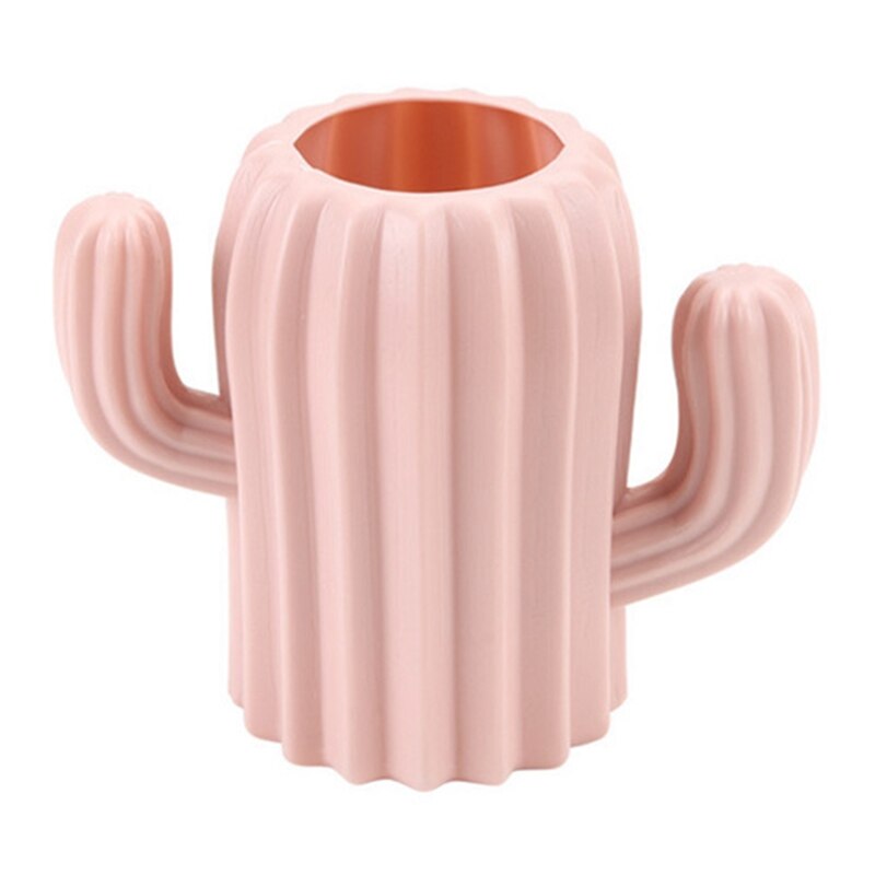 Large Capacity Pen Holder Cute Cactus Pencil Pot Student Desktop Multifunction Storage Box Office Supplies: PK