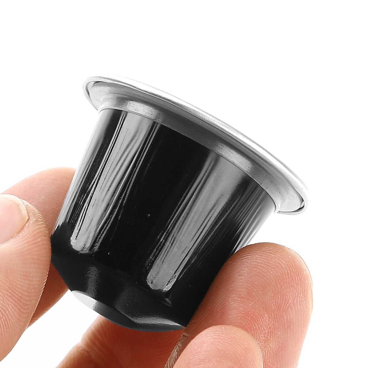 10Pc Wegwerp Aluminium Koffie Capsules Cups Met Folie Deksels Hervulbare Koffie Pods Voor Nespresso Vertuo Koffie Capsule Kopjes