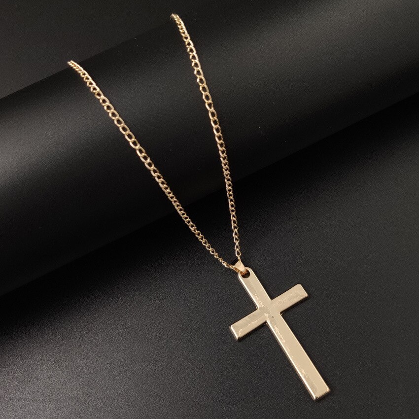 Risti kaulakoru inri krusifiksi jeesus pala riipus kaulakoru hopean väri ruostumaton teräs miesten ketju katolinen koru: 8