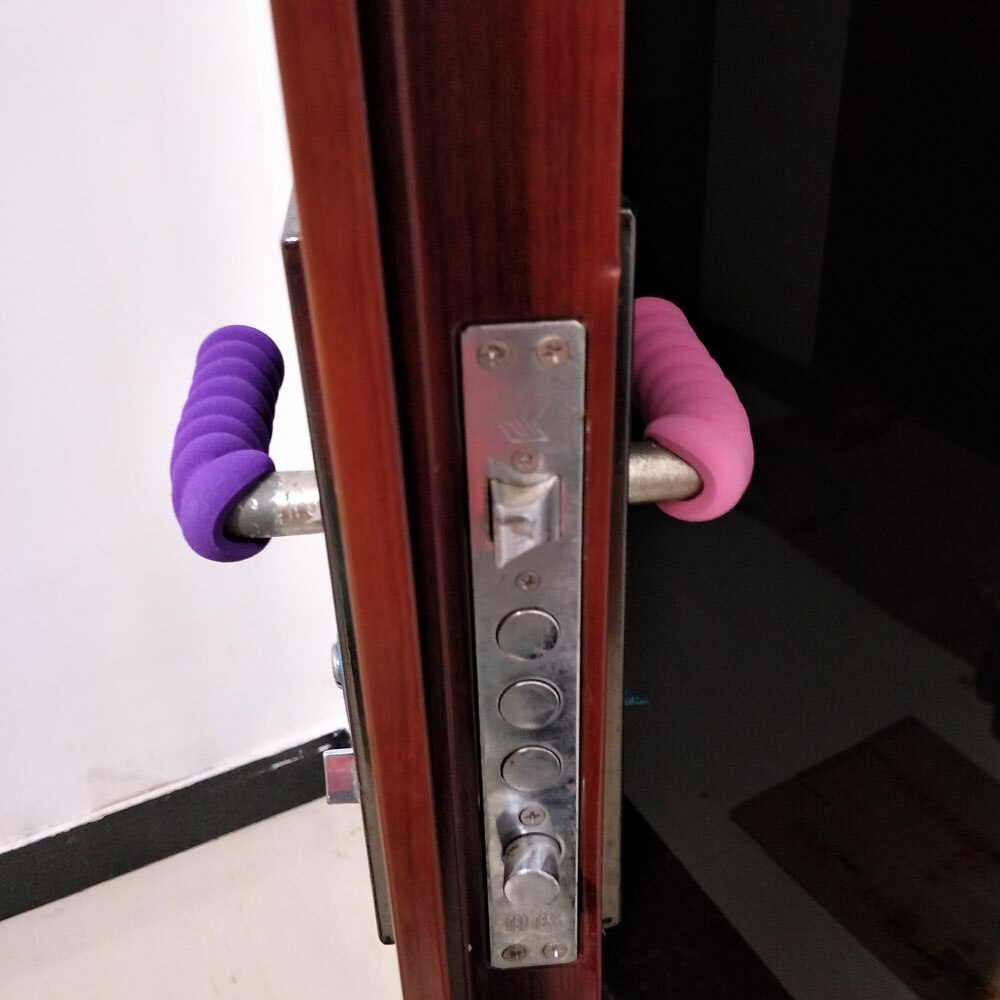 Protecteur de bouton de poignée de porte | Protection de sécurité pour bébé, sans statique, couvre-poussière élastique, fournitures domestiques