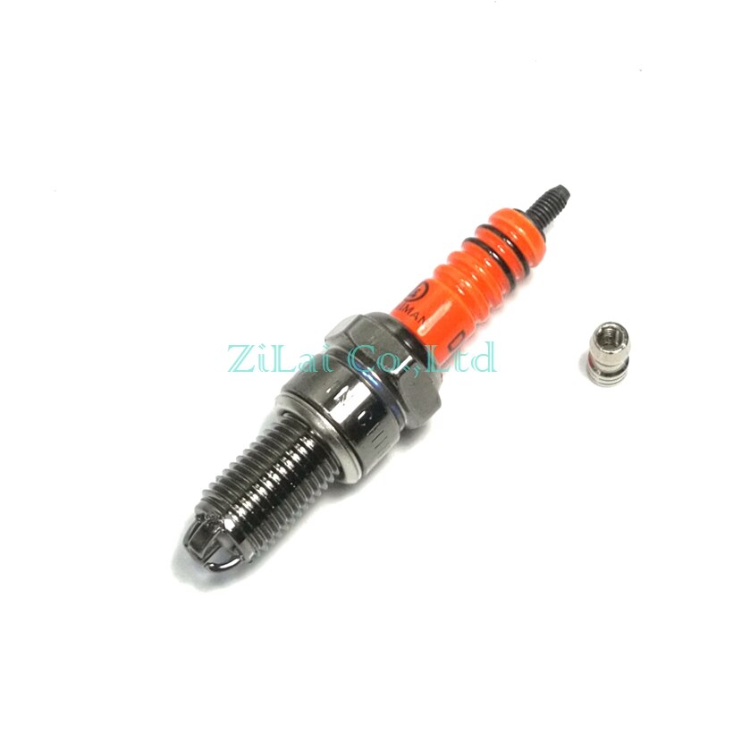 10 stuks bougie  d8tc voor motorfiets crossmotor atv quad motard bromfiets buggy scooter motocross drie-elektrode