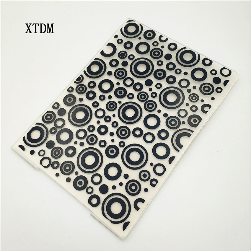 plastic bubble template craft card making paper card album wedding decoration scrapbooking Emobossing folder