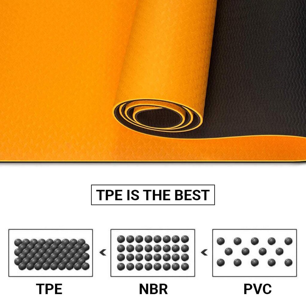 Yoga Mat Met Mesh Bag 6Mm Dikke Antislip Gym Oefening Fitness Pilates Non Slip Fitness Oefening Mat Oefening mat #30