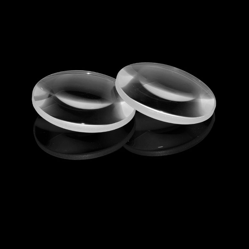 50mm Optical Glass Focal Length 50mm 200mm 300mm Double Convex Condensing Optics Biconvex K9 Glass Magnifying Lens Magnifier