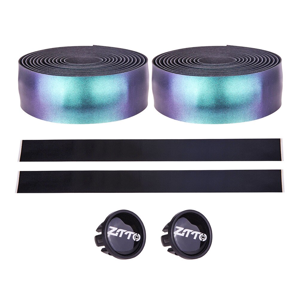 ZTTO Chameleo Color Cycling Road Bike Bar Tape EVA PU Bicycle Handlebar Tape Soft Anti-Vibration Wrap