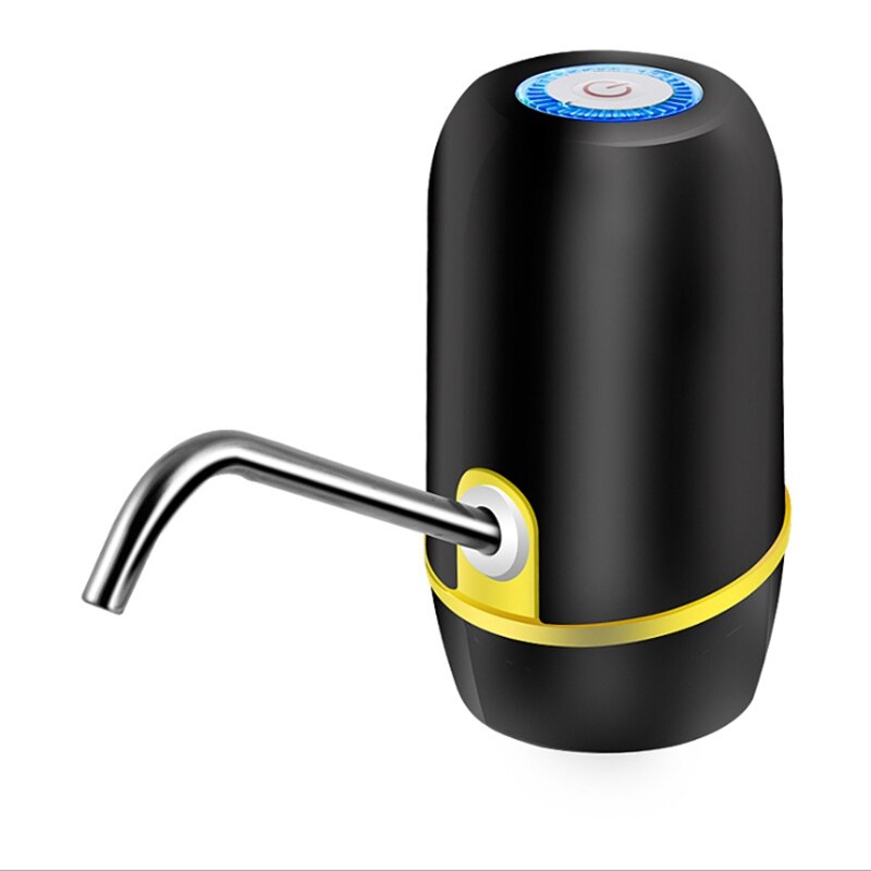 Ladung Elektrische Pumpe Wasser Flasche Wasser Halterung Reines Wasser Druck Wasser Wasserhahn Schwarz