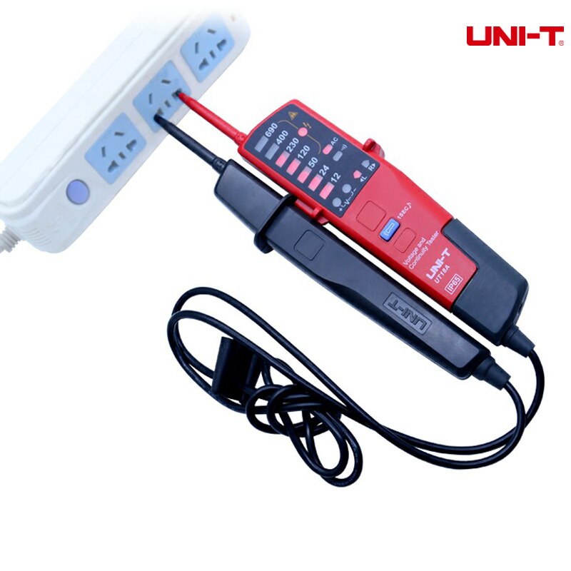 UNI-T Handheld Voltage and Continuity Tester 3-phase Voltage and Phase Sequence/On-Off Test/RCD Tester UT18 Series