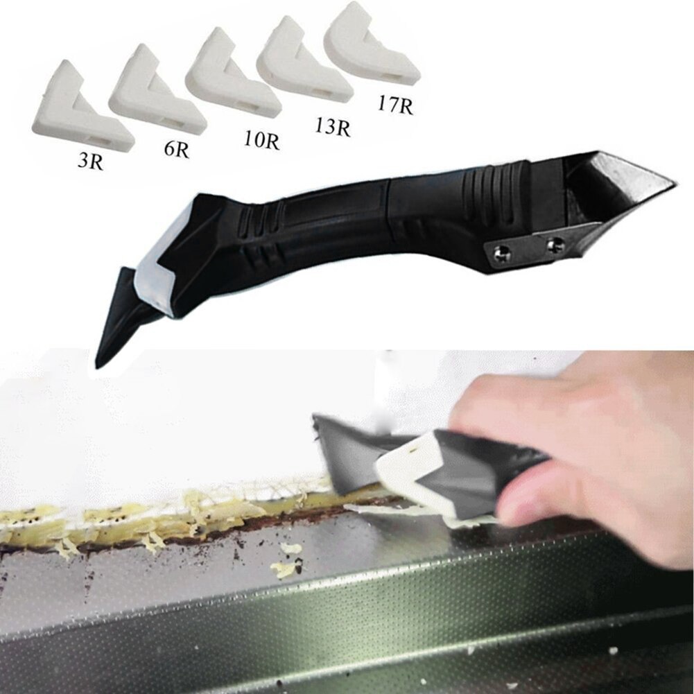 Metal Caulk Finisher Sealant Smooth Scraper Remover Grout Kit Tools Plastic Hand Tools Set Kitchen Gadgets Accessories