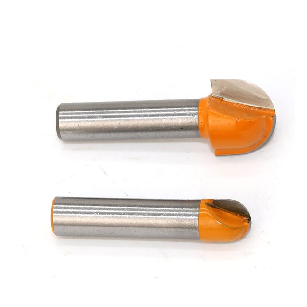 8Mm Shank Angle Posture Router Bit 16/19/22 / 25Mm Round Router Bit Wood Trimming Cutter Radius Wood Milling Cutter