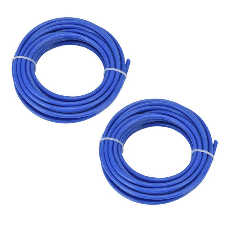 2Pcs 4mm String Trimmer Line Nylon Square Round Trimmer Line Blue Lawn Mower Accessories For Husqvarna For STIHL