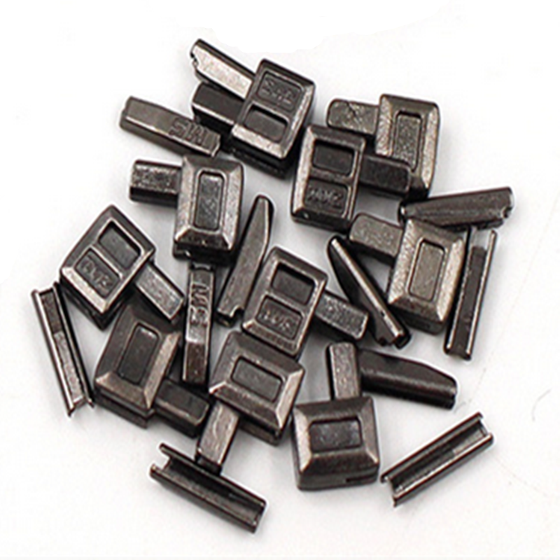 10 sets 3 # 5 # 8 # Metalen ritssluiting Slider-bevestigingen voor het onderhoud van metalen ritssluitingen: 8# / Antique Copper
