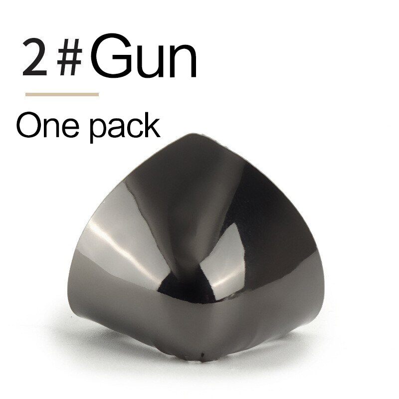 1Pair Shoes Toe Protection DIY Toe-Head Metal Material Shoes Clips for Decorations High Heels Shoe Broken Repair Accessories: NO.2 Gun