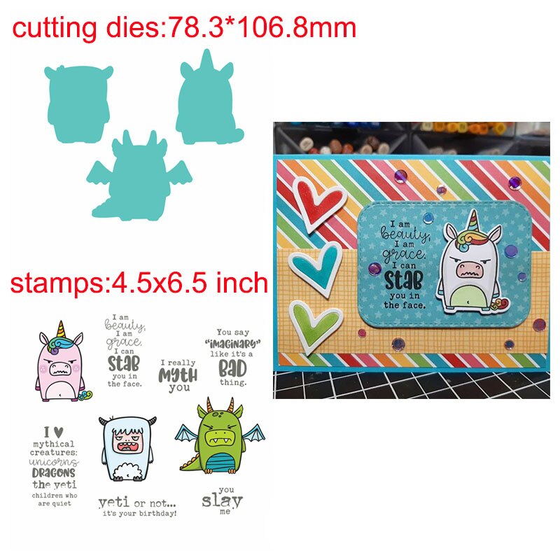 Set van 2 schattige kleine dieren (panda, kuiken, egel en zebra) met grappige sentimenten, stempel en stans voor doe-het-zelf scrapbooking: Ww0874 a 1 h 5615