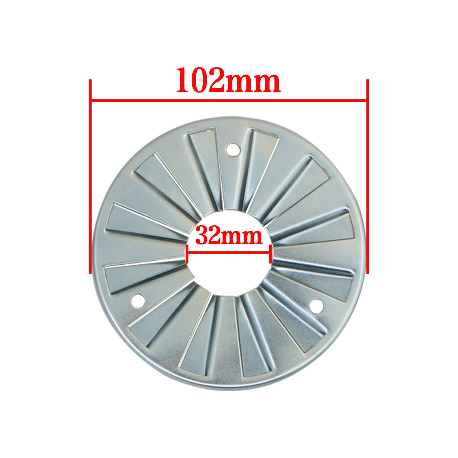 Burner flame disk OD102 115 135 165mm single hole or double hole burner steady plate methanol stabilizer ring: A