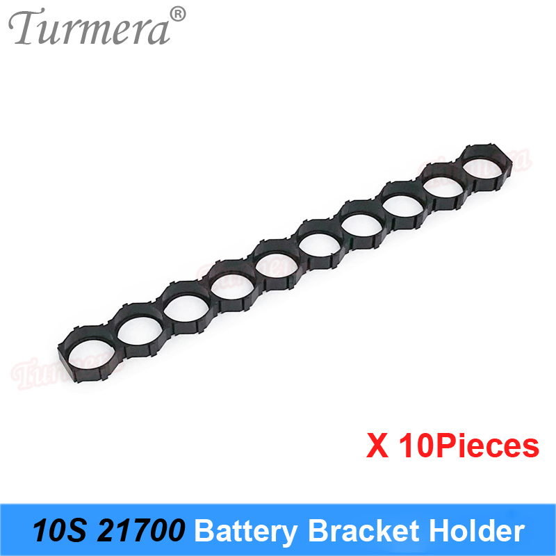 Turmera 10 Stück 21700 Lithium-Batterie-Halterung, 21700 Abstandshalter, 3S, 4S, 5S, 6S, 10S, 13S, Montage für 36 V, 48 V Elektrofahrrad-Batterie: Braun