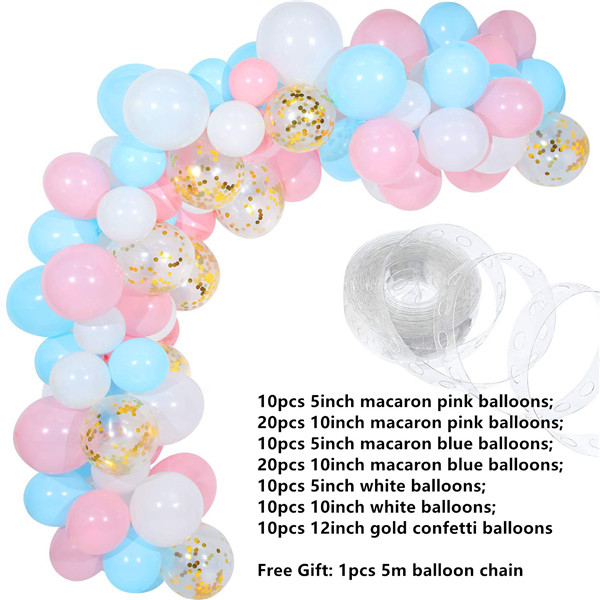 Multicolor Ballonnen Boog Garands Set Gold Party Ballonnen Baby Shower Kids Verjaardagsfeestje Levert Achtergrond Bruiloft Decoraties